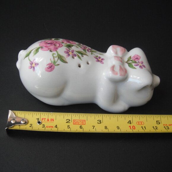 Vintage 1978 Avon Ceramic "Sleeping Pig" Pomander Potpourri Holder Brazil - Picture 7 of 7